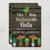 Bachelor/Bachelorette Fiesta Einladung (Vorne/Hinten)