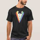 Bachelor Bachelorette Pride Rainbow LGBTQ T-Shirt (Vorderseite)