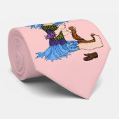 Bachelor Button Krawatte (Gerollt)