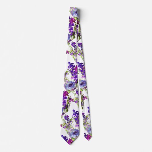 Bachelor Button Neck Tie Krawatte (Vorderseite)