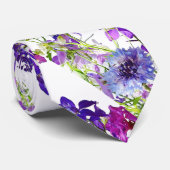 Bachelor Button Neck Tie Krawatte (Gerollt)