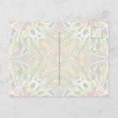 Bachelor Button Postcard Einladungspostkarte (Rückseite)