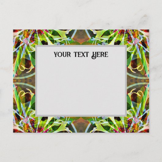 Bachelor Button Postcard Einladungspostkarte (Vorderseite)