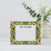 Bachelor Button Postcard Einladungspostkarte (Stehend Vorderseite)