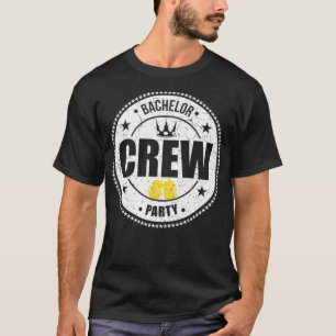 Bachelor Crew Stag Party Trauzeugen Beer Best Frie T-Shirt