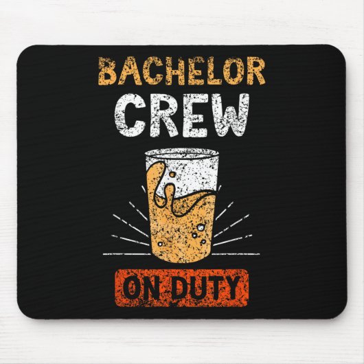Bachelor-Crew über das Party-Bachelor-Team Mousepad (Vorne)