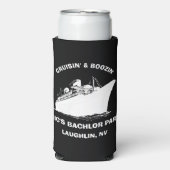 Bachelor Custom Bachelor PartyBach Dosenhalter Selters Dosenkühler (Seltzer Vorderseite)