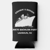 Bachelor Custom Bachelor PartyBach Dosenhalter Selters Dosenkühler (Rückseite)