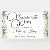 Bachelor+ette Party Foliage Banner (Horizontal)