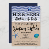 Bachelor+ette Party Wochenende im Valle Verzasca Einladung (Vorne/Hinten)