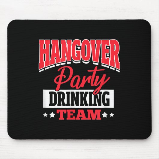 Bachelor Junggeselinnen-Abschied Hangover Party Dr Mousepad (Vorne)
