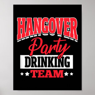 Bachelor Junggeselinnen-Abschied Hangover Party Dr Poster