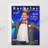 Bachelor Night Magazine Cover Einladung (Vorderseite)