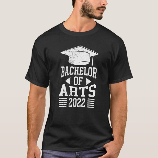 Bachelor Of Arts Bachelor Graduation T-Shirt (Vorderseite)