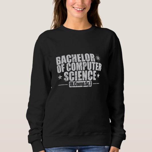 Bachelor of Computer Science Sweatshirt (Vorderseite)