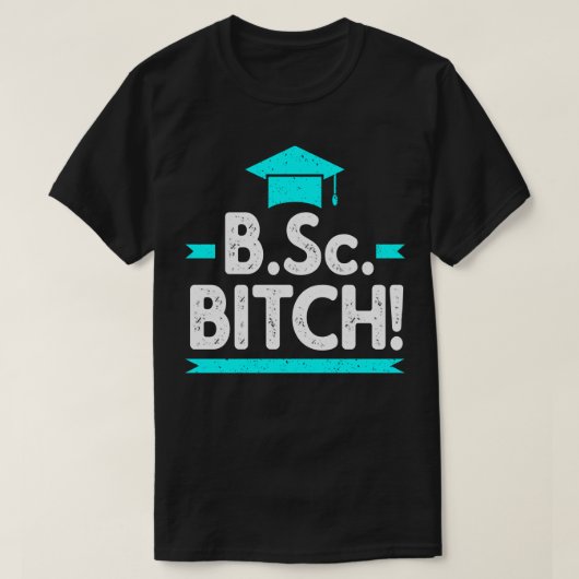 Bachelor of Science Abschluss T-Shirt (Design vorne)