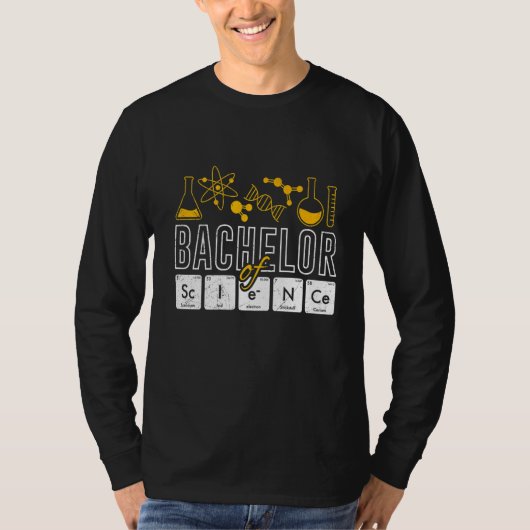 Bachelor of Science Chemist Bachelor Abschluss T-Shirt (Vorderseite)