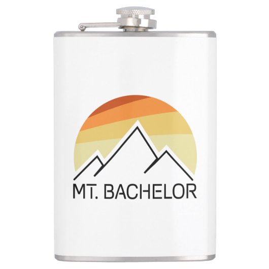 Bachelor Oregon Retro Flachmann (Vorderseite)