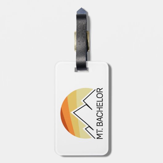 Bachelor Oregon Retro Gepäckanhänger (Rückseite vertikal)