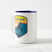 Bachelor Oregon Sunrise Zweifarbige Tasse (Vorderseite Links)