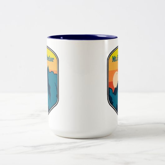 Bachelor Oregon Sunrise Zweifarbige Tasse (Mittel)