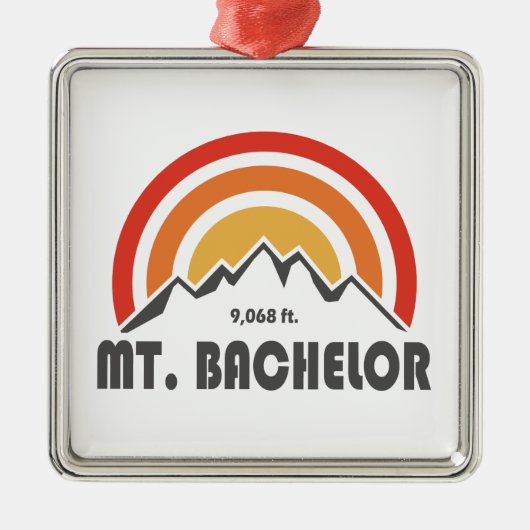 Bachelor Ornament Aus Metall (Vorne)