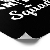 Bachelor Par-tee Squad Funny Golf Bachelor Party P Poster (Ecke)