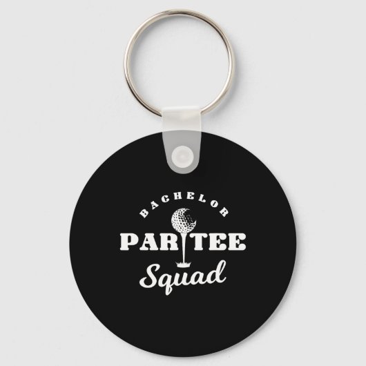 Bachelor Par-tee Squad Funny Golf Bachelor Party P Schlüsselanhänger (Vorderseite)