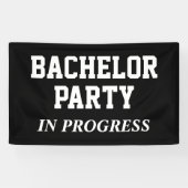Bachelor-Partei im Gange Banner (Horizontal)