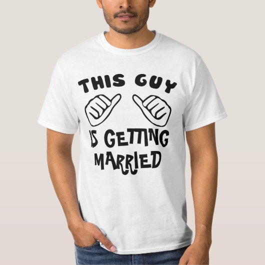 BACHELOR PARTEI, Verlobung T-Shirt (Vorderseite)