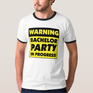 Bachelor-Partei wird gewarnt T-Shirt