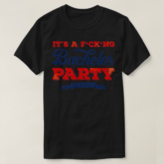 Bachelor Party-Anführungsspass T-Shirt (Design vorne)