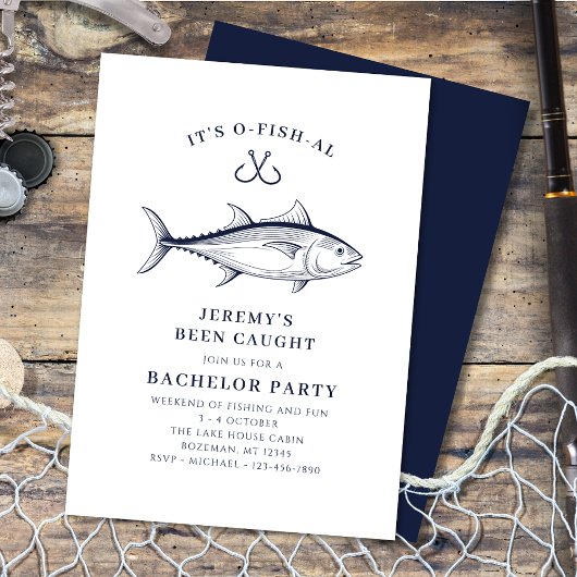 Bachelor Party Angeltour Wochenende Einladung