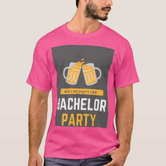 Bachelor-Party-Aufkleber T-Shirt
