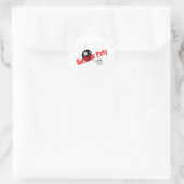 Bachelor Party Ball and Chain Runder Aufkleber (Tasche)