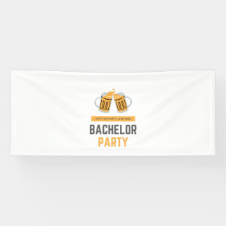 Bachelor party banner