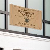 Bachelor Party Banner Tasse | Zazzlemade (Äußeres Gebäude)