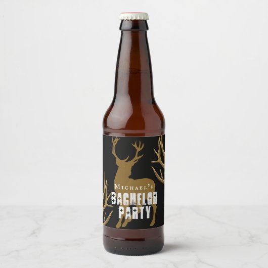 Bachelor Party Bierflaschenetikett (Vorderseite)