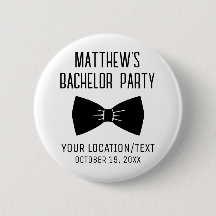 Bachelor Party Black Bow Krawatte Gastgeschenk Hoc