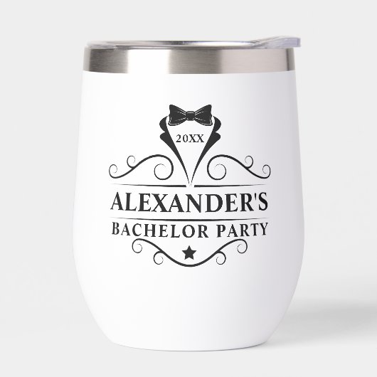 Bachelor Party Black Krawatte (Links)