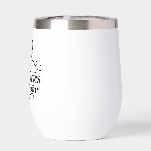 Bachelor Party Black Krawatte (Rückseite)