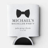 Bachelor Party Black Krawatte Dosenkühler (Rückseite)
