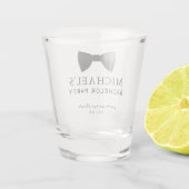 Bachelor Party Black Krawatte Schnapsglas (Rückseite)