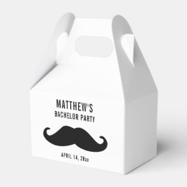 Bachelor Party Black Mustache Hochzeit Geschenkschachtel