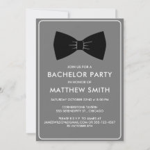 Bachelor Party Black Tuxedo Bow Krawatte Hochzeit