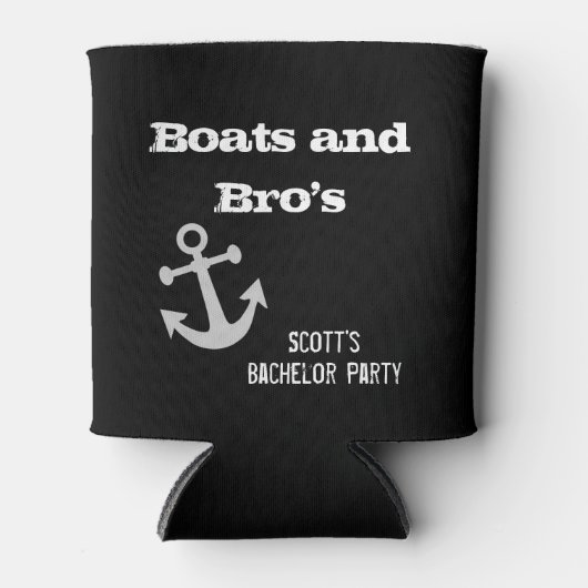Bachelor Party Boote und Bootsee Dosenkühler (Vorderseite)