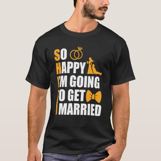 Bachelor-Party-Bräutigam 1. T-Shirt (Vorderseite)