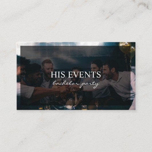 Bachelor Party Brautparty Celebration Visitenkarte (Vorderseite)