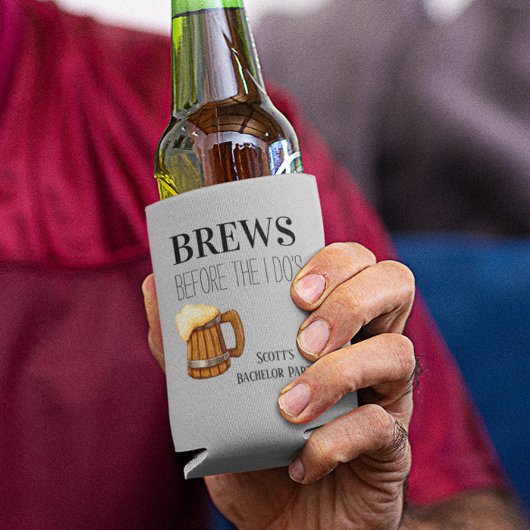 Bachelor Party Brews vor dem I Do's Dosenkühler