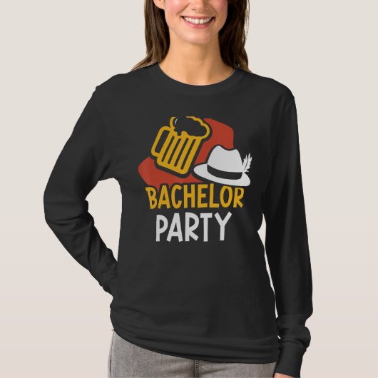 Bachelor Party Bridge Groom Team T-Shirt (Vorderseite)